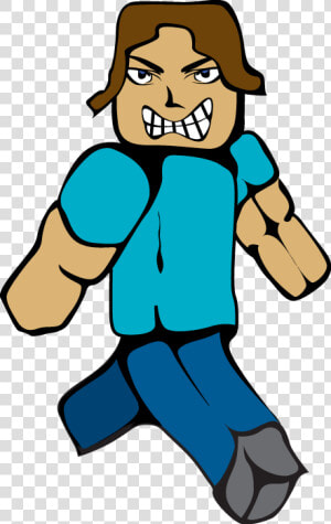 Minecraft Steve Smiling With Hands Clipart   Png Download   Minecraft Steve Transparent Background  Png Download