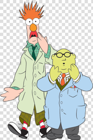 Muppets Studio Clip Art   Bunsen And Beaker Cartoon  HD Png Download