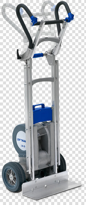 Heavy Duty Powered Stair Climbing Sack Truck   Motorized Stair Climbing Trolley  HD Png Download