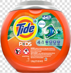 Tide Pods® Plus Febreze™ Laundry Detergent   Tide Detergent  HD Png Download