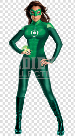 Womens Deluxe Green Lantern Costume   Green Lantern Woman  HD Png Download