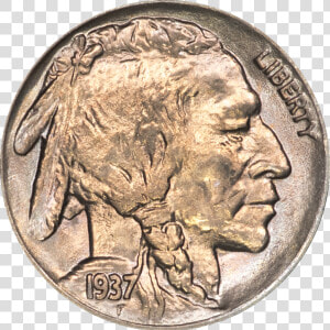 Nickel Coin Png Free   Buffalo Nickel Png  Transparent Png