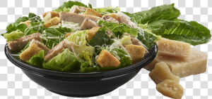 Chicken Caesar Salad With Ingredients  HD Png Download