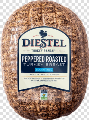 08 Delibulk Turkeybreast Pepperroasted Nongmo Rendering   Diestel Turkey Peppered  HD Png Download