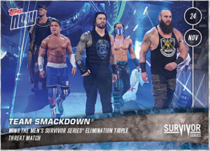 Team Smackdown® Match Wins The Men S Survivor Series®   Survivor Series  HD Png Download