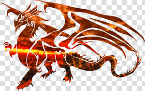 Magma Dragon 2 Clip Arts   Black Dragon Png  Transparent Png