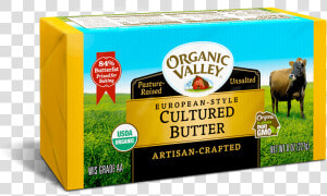 Organic Valley Butter   Organic Valley Cultured Butter  HD Png Download