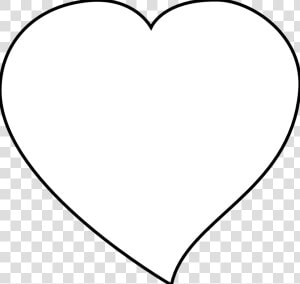 Two   Hearts   Clipart   Black   And   White   White Hollow Heart Png  Transparent Png