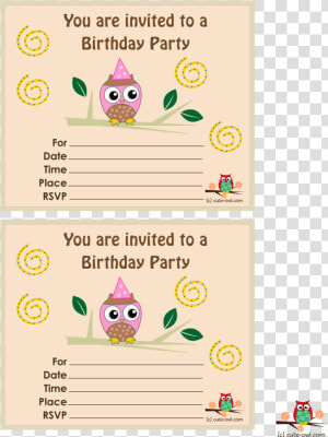 Free Printable Owl Birthday   11th Birthday Invitations For Girls  HD Png Download