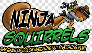 Ninja Squirrels Family Board Game   Cartoon  HD Png Download