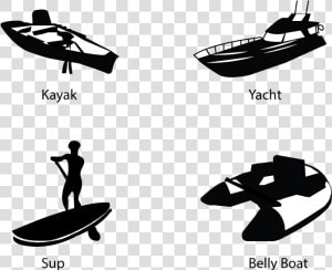 Icon Design By Jadavprakash9 For Bengar Gmbh   Belly Boat Silhouette  HD Png Download