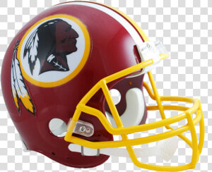 Washington Redskins Vsr4 Authentic Throwback Helmet   Washington Redskins Helmet  HD Png Download