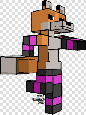 Minecraft Fox Shitpost   Minecraft Fox Thigh Highs  HD Png Download