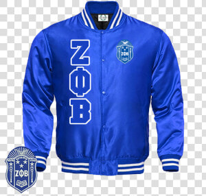 Zeta Phi Beta Satin Baseball Bomber Jacket   Red Satin Varsity Jacket  HD Png Download