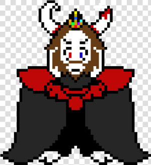 Undertale Asgore Pixel Grid  HD Png Download