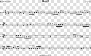 Aquarela Do Brasil Score Pdf   Brazil Partitura  HD Png Download