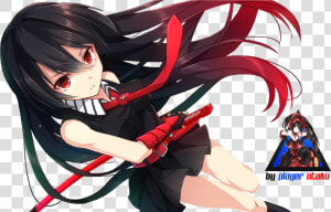 Akame Ga Kill Akame Render By Playerotaku d850grh   Akame Ga Kill Png  Transparent Png