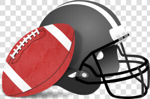 Football Class Img Responsive True Size   Football And Helmet Clipart  HD Png Download