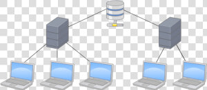 Distributed Client server Architecture For Project   Client Server Architecture  HD Png Download