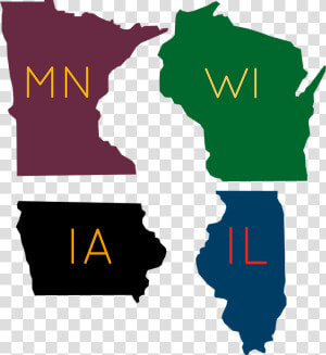 We Primarly Serve Minnesota  Wisconsin  Iowa And Illinois   Illinois Republican Democrat Map  HD Png Download