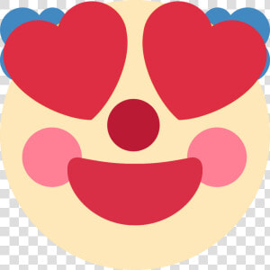 Heart Eyes Clown Discord Emoji   Clown In Love Emoji  HD Png Download