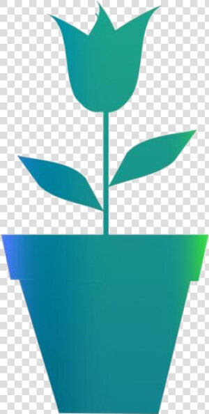 Tulip Flower Pot Png Free Clipart   Flower  Transparent Png