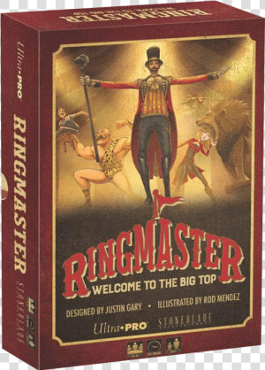 Ringmaster Welcome To The Big Top Board Game  HD Png Download