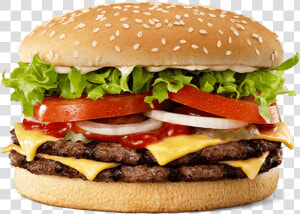 Double Whopper® Cheese   Big Sandwich  HD Png Download