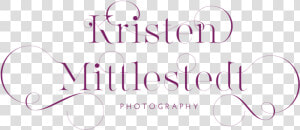 Kristen Mittlestedt Photography Logo Moody Romantic   Calligraphy  HD Png Download