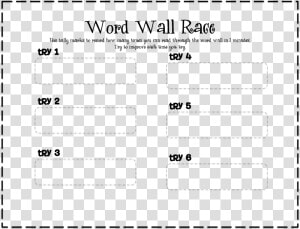 Word Wall Activities First Grade  HD Png Download