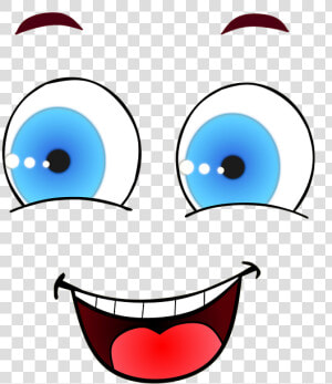 Face  Smiley  Laugh  Joy  Eyes  Mouth  Comic   Глаза Смайлик  HD Png Download