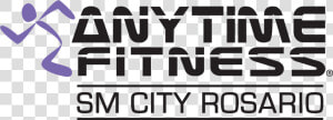 Af Sm City Rosario   Anytime Fitness Burgos Circle Purple  HD Png Download