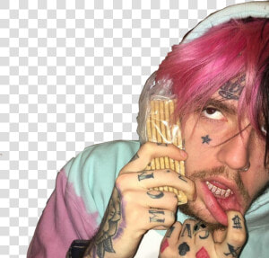 Lilpeep Peep Gbc Pink Aesthetic Freetoedit   Lil Peep Suck My Blood  HD Png Download