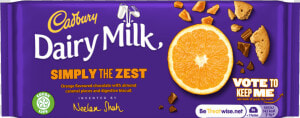 Cadbury Dairy Milk Simply The Zest 110g   Cadbury Dairy Milk Inventor  HD Png Download