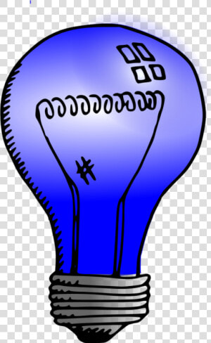 Light Bulb Cartoon   Incandescent Light Bulb Clipart  HD Png Download