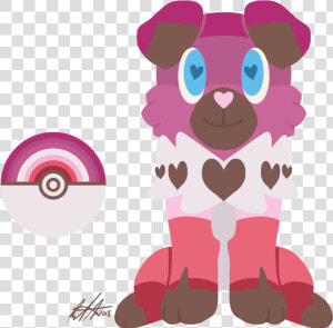  bullrunpicnicker Lesbian Rockruff It Came Out So Cute   Rockruff Cute  HD Png Download