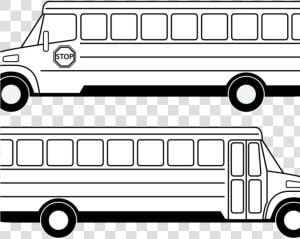 Freeuse Download Vector Bus Black And White   Buses Clipart Black And White  HD Png Download