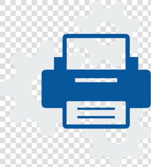 Manage Print Services   Print Icon In Computer  HD Png Download