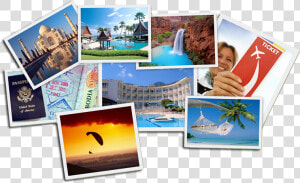 Collage Of Vacation Destinations   Png Download   Collage For Tours And Travels  Transparent Png