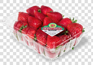 Well Pict Strawberries Organic  HD Png Download