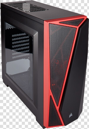 Corsair Carbide Spec 04 Black Red Atx Mid Tower Case  HD Png Download