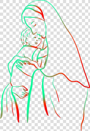 Art artwork arm   Drawing Mary Mother Of Jesus  HD Png Download