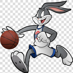  sticker  bugsbunny  baloncesto  looneytunes   Basketball Bugs Bunny Space Jam  HD Png Download