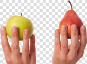 Compare Apples To Pears  HD Png Download