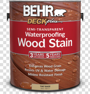 Behr Wood Stain Semi   Behr Deck Plus  HD Png Download