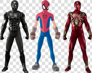 Transparent Iron Spider Png   Spider Man Ps4 Dlc Suits  Png Download