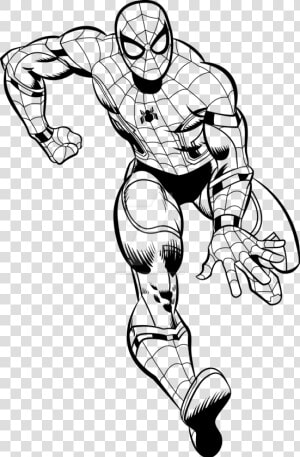 Drawing Dark Spider Man Transparent Png Clipart Free   Spiderman John Romita Sr Sketch  Png Download