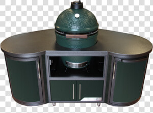 Custom Cooking Island   Green Egg Custom Cooking Island  HD Png Download