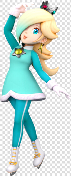 Princess Clipart Ice Skating   Princess Rosalina Ice Skating  HD Png Download