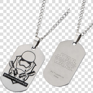 First Order Stormtrooper Crest Dog Tag Necklace   Pendant  HD Png Download